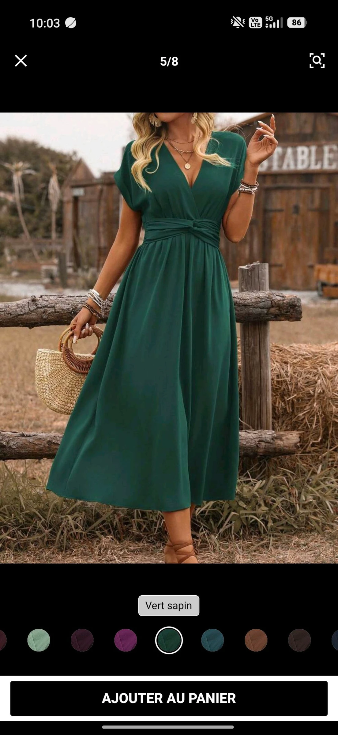 Forest Green Maxi Dress – photo 2